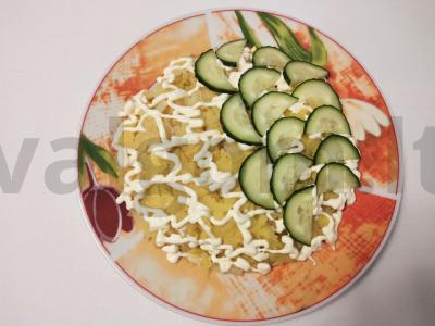 Grybų salotos su vištienos filė ir ananasais Žingsnis 2