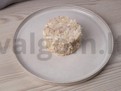 Greitos salotos su konservuota žuvimi ir ryžiais Žingsnis 4