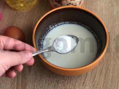 Pufinų blyneliai Žingsnis 1