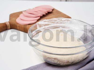 Dešros gėlės pusryčiams Žingsnis 1