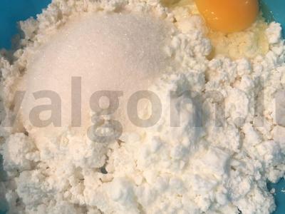 Zebra varškės ir moliūgų apkepas Žingsnis 4