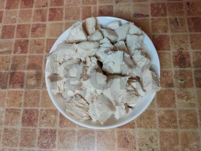 Gardūs spagečiai su vištienos krūtinėle Žingsnis 1