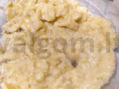 Bananiniai avižiniai sausainiai Žingsnis 1