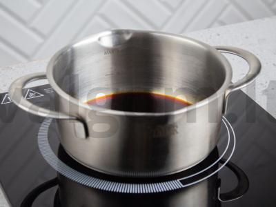 Meduoliai ant deginto cukraus Žingsnis 1