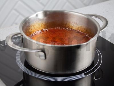 Meduoliai ant deginto cukraus Žingsnis 2