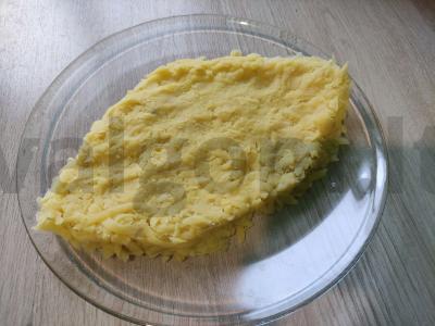 Salotos "Pušies kūgis" su vištiena ir migdolais Žingsnis 1