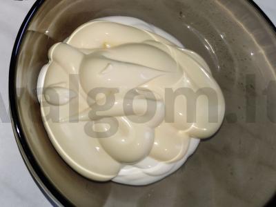 Salotos "Pušies kūgis" su vištiena ir migdolais Žingsnis 2