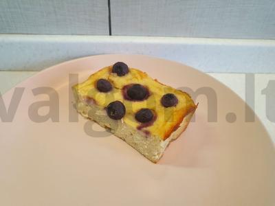 Bananų ir mėlynių apkepas pagrindine nuotrauka