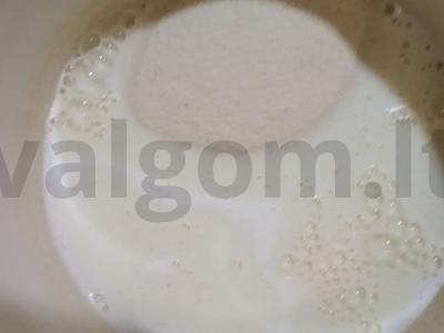 Gardus varškės pudingas Žingsnis 1