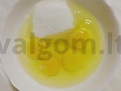 Gardus varškės pudingas Žingsnis 3