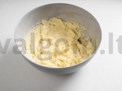 Citrininis keksas su grietine Žingsnis 3