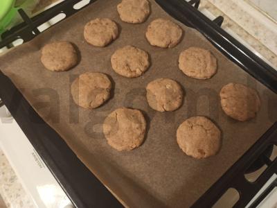 Nuostabaus skonio avižiniai sausainiai Žingsnis 7