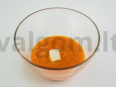 Klasikinė morkų tyrė su grietinėlės sūriu Žingsnis 2