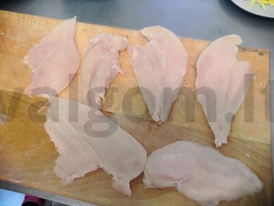 Delikatesų krūtinėlė Žingsnis 1