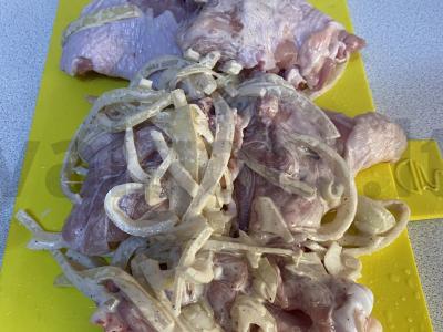 Švelnus vištienos kebabas Žingsnis 2