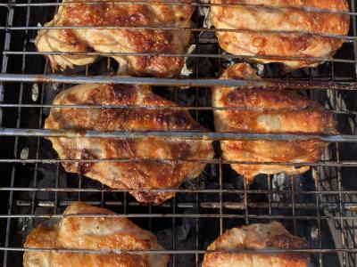 Švelnus vištienos kebabas Žingsnis 4