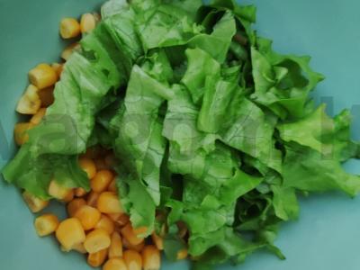 Daržovių salotos "Vitaminochka" su kukurūzais Žingsnis 2