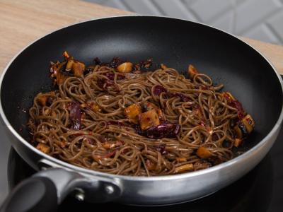 Azijietiško stiliaus anakardžių soba. Žingsnis 3
