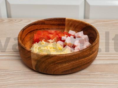 Tartaletės, keptos su karbonadu ir sūriu Žingsnis 4