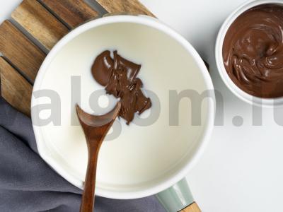 Karštas šokoladas su "Nutella Žingsnis 1