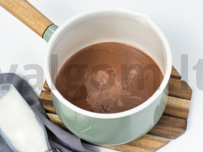 Karštas šokoladas su "Nutella Žingsnis 2