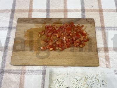 Pitos suktinukai su varške ir pomidorais Žingsnis 2