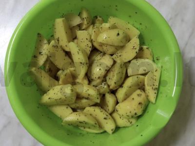 Bulvės su Provanso žolelėmis ir česnakais Žingsnis 4