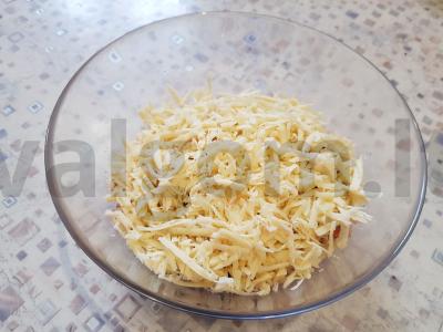 Daržovių salotos su triušiena ir graikiniais riešutais Žingsnis 5