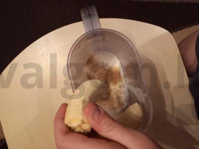 Bananų kokteilis Žingsnis 3
