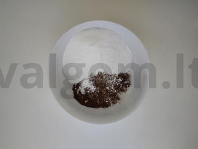 Imbieriniai sausainiai su graikiniais riešutais Žingsnis 1