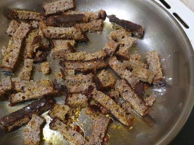 Veganiškos pupelių salotos Žingsnis 1