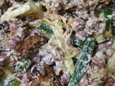 Veganiškos pupelių salotos pagrindine nuotrauka
