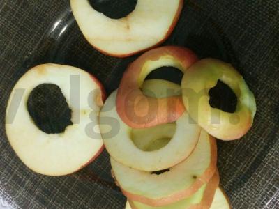 Tingūs obuolių keksiukai Žingsnis 1