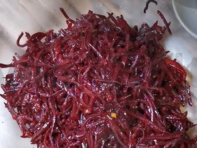 Salotos su burokėliais ir raudonosiomis pupelėmis Žingsnis 3