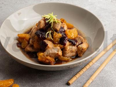 Kiauliena su mandarinais sojų padaže Žingsnis 4