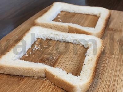 Sumuštinis su kumpiu ir kiaušiniu Žingsnis 1