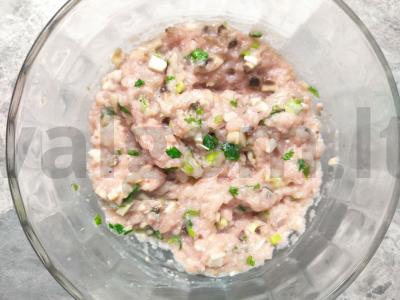 Vištienos kukuliai su grybais Žingsnis 3