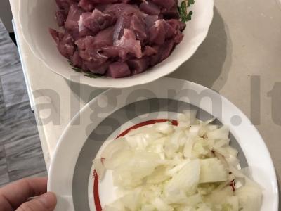 Kalakutienos samosa Žingsnis 1