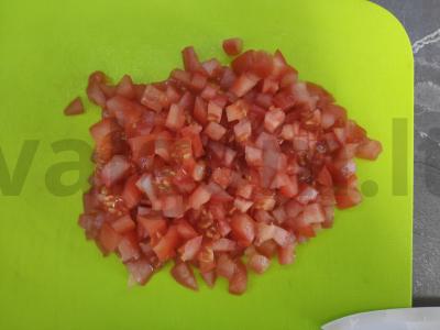 Vištienos ir ananasų salotos su skrebučiais Žingsnis 3