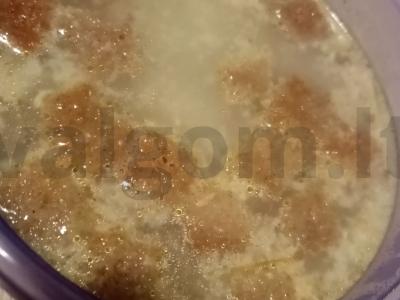 Sūrio sriuba su grybais Žingsnis 9