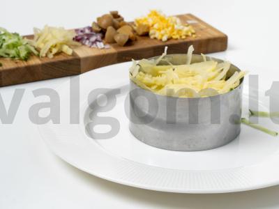 Salotos su vištiena ir kietuoju sūriu Žingsnis 2