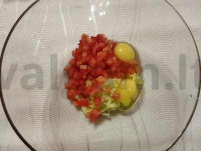 Cukinijų paplotėliai su mėsa Žingsnis 2