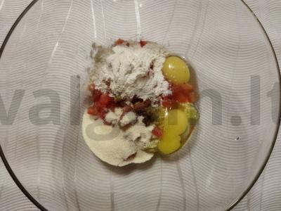 Cukinijų paplotėliai su mėsa Žingsnis 3