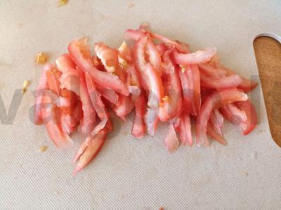 Raudonosios jūros salotos su kumpiu Žingsnis 2