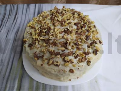 Gruodžio sniego gniūžtės tortas pagrindine nuotrauka