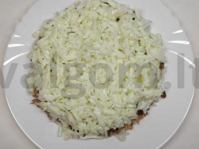 "Mimosa" salotos Žingsnis 2