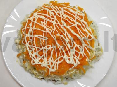 "Mimosa" salotos Žingsnis 3