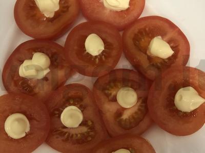 Pomidorai su sūriu Žingsnis 2