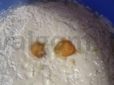 Bandelės iš mielinės tešlos Žingsnis 5