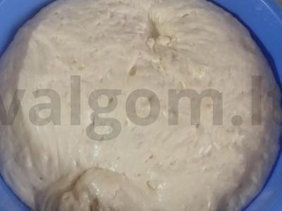 Bandelės iš mielinės tešlos Žingsnis 8